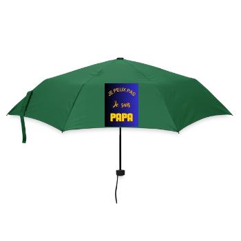 ICH KANN NICHT, ICH BIN EIN VATER - Regenschirm (klein) - Flaschengrün - Vorne