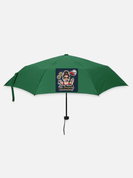 Garde-Mama – Taxi, Haarspray, Nerven - Regenschirm (klein) - Flaschengrün