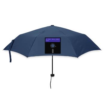 floppy disk - Umbrella (small) - navy - Front