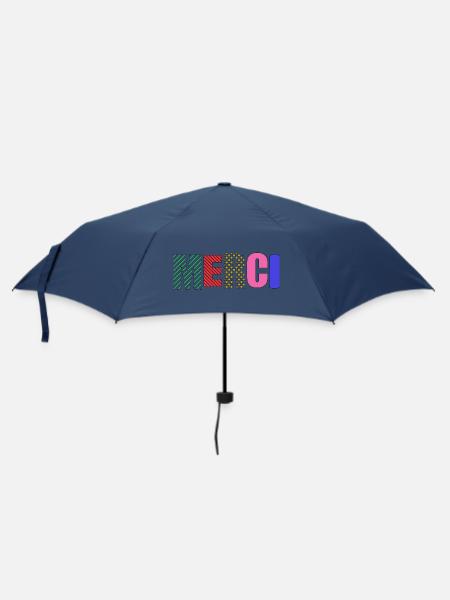 Vielen Dank - Regenschirm (klein) - Navy