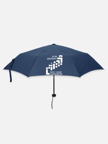 Architekt - Regenschirm (klein) - Navy
