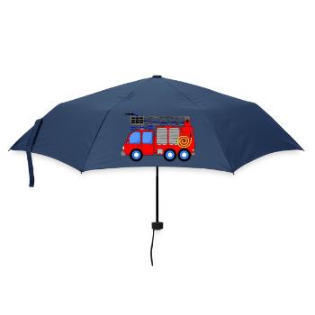 Fire engine children - Umbrella (small) - navy - Front
