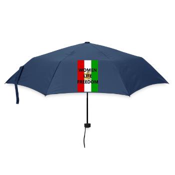 Iran Revolution | Women. Life. Freedom | Iran flag - Regenschirm (klein) - Navy - Vorne