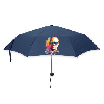Colorful Resistance #Pu - Regenschirm (klein) - Navy - Vorne