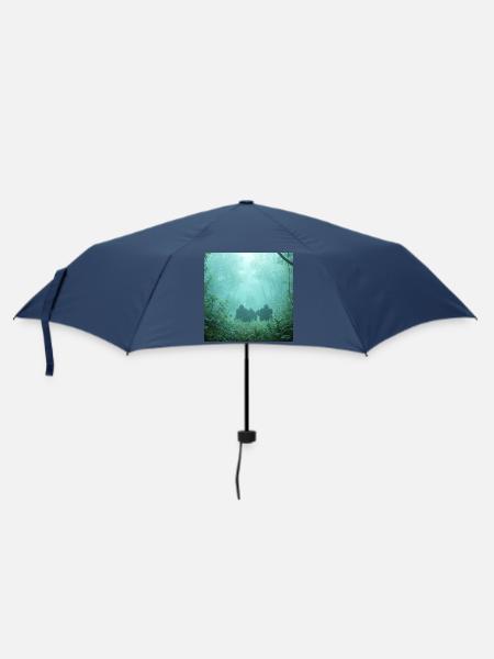 Mystische Unterwasserwelt Druideneventyr - Regenschirm (klein) - Navy