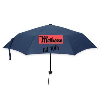 DANKE, HERRIN - Regenschirm (klein) - Navy - Vorne