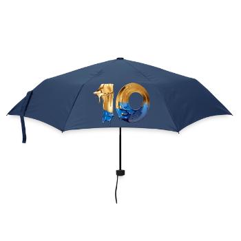 NON. 10 NUMÉRO 10 COOL 10E ANNIVERSAIRE - Parapluie standard - marine - Devant