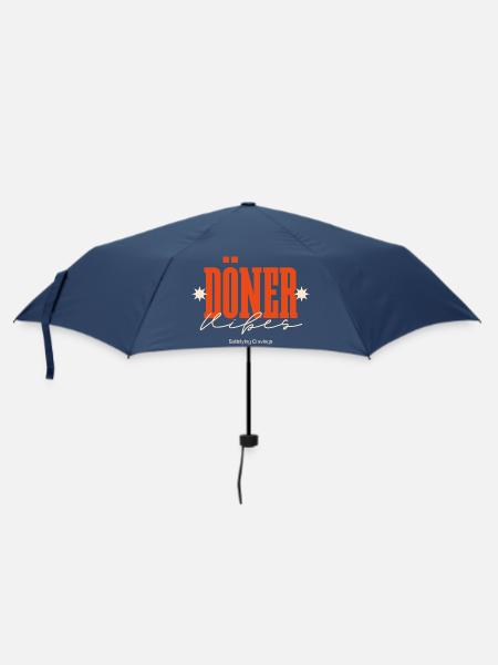 Döner Vibes - Satisfying Cravings - Regenschirm (klein) - Navy