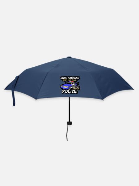 Polizistin - Regenschirm (klein) - Navy