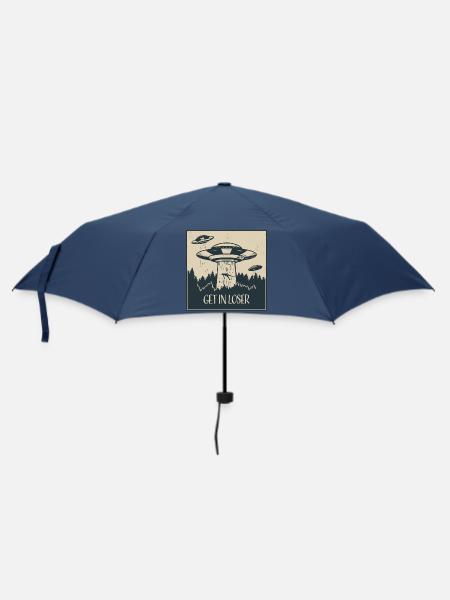 OVNI extraterrestre Drôle de cadeau spatial - Parapluie standard - marine