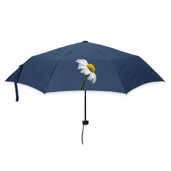 Margerite Gänseblume - Regenschirm (klein) - Navy - Vorne