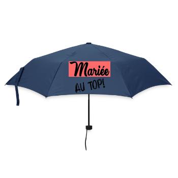HOCHZEIT. ZUKÜNFTIGE BRAUT - Regenschirm (klein) - Navy - Vorne