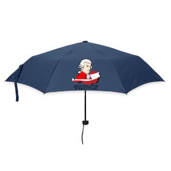 Wolfgang Amadeus Mozart - greatest composer - Regenschirm (klein) - Navy - Vorne
