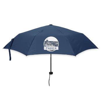 Zagreb City - Regenschirm (klein) - Navy - Vorne