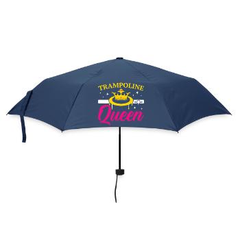 Trampolinkönigin Springendes Trampolin Trampolin T - Regenschirm (klein) - Navy - Vorne