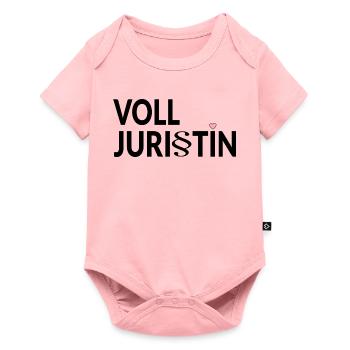 Juristin Volljuristin Jura - Baby Premium Kurzarmbody - Rosa - Vorne