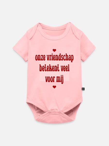 Dankbarkeit Beste Freundin - Baby Premium Kurzarmbody - Rosa