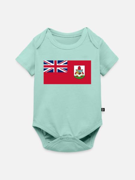 Bermuda - Baby Premium Kurzarmbody - Mint