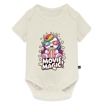 Film-Magie! - Baby Premium Kurzarmbody - Naturweiß - Vorne