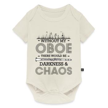 Oboe - Baby Premium Kurzarmbody - Naturweiß - Vorne