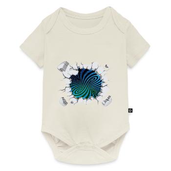 Matrix eddy current breaks out - Baby Premium short-sleeve bodysuit - off white - Front