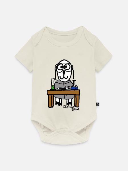 Chemie ScHoF - Baby Premium Kurzarmbody - Naturweiß