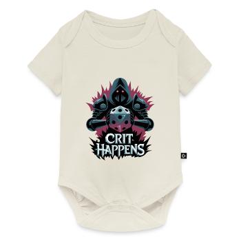 Les coups critiques se produisent - Body à manches courtes Premium Bébé - blanc cassé - Devant