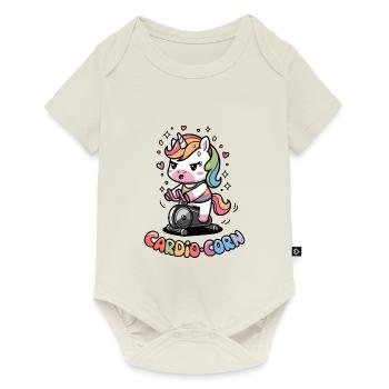 Cardio-corn - Baby Premium short-sleeve bodysuit - off white - Front