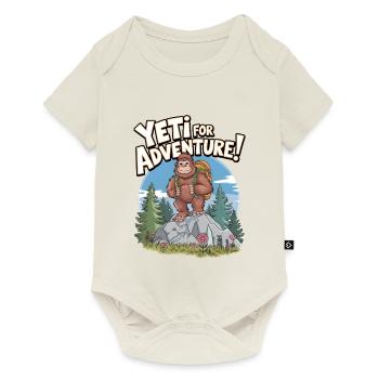 Yeti For Adventure - Baby Premium short-sleeve bodysuit - off white - Front