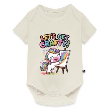 Lass uns kreativ werden! - Baby Premium Kurzarmbody - Naturweiß - Vorne