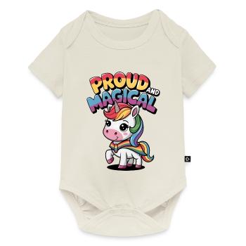 Proud And Magical - Baby Premium short-sleeve bodysuit - off white - Front