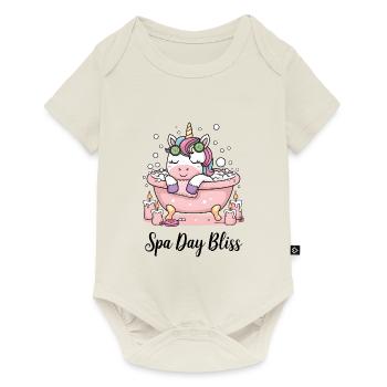 Spa Day Bliss. - Baby Premium short-sleeve bodysuit - off white - Front