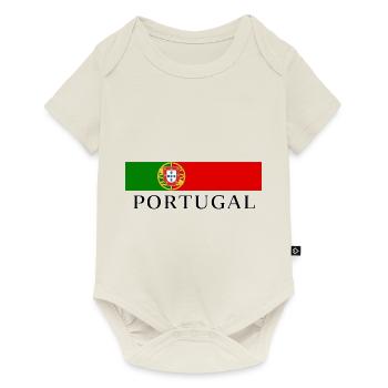 Portugal Headband - Baby Premium short-sleeve bodysuit - off white - Front