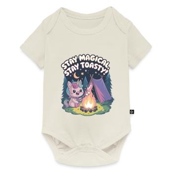 Stay Magical, Stay Toasty! - Baby Premium short-sleeve bodysuit - off white - Front