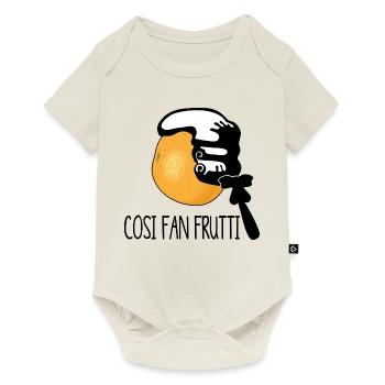 cosi fan tutti versus frutti - Souvenir von Mozart - Baby Premium Kurzarmbody - Naturweiß - Vorne