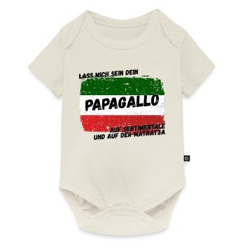 auf sentimentale und da matratza - Baby Premium Kurzarmbody - Naturweiß - Vorne