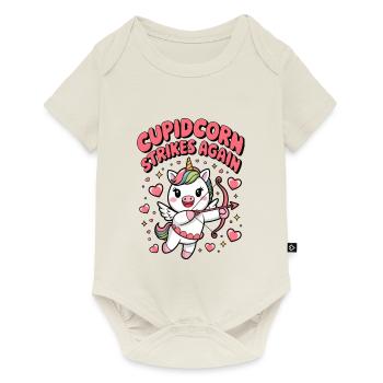 Cupidcorn Strikes Again - Baby Premium short-sleeve bodysuit - off white - Front