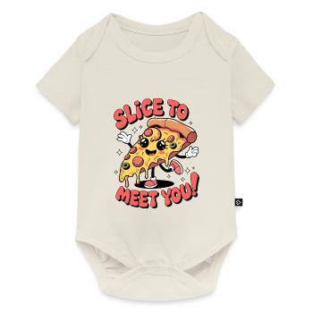 Slice To Meet You! - Baby Premium short-sleeve bodysuit - off white - Front
