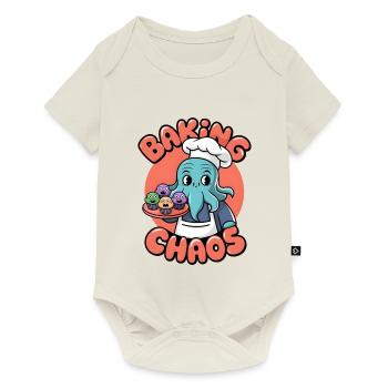 Baking Chaos - Baby Premium short-sleeve bodysuit - off white - Front