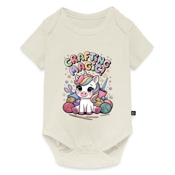 Crafting Magic! - Baby Premium short-sleeve bodysuit - off white - Front