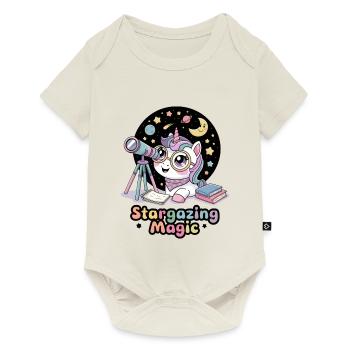 Stargazing Magic - Baby Premium short-sleeve bodysuit - off white - Front