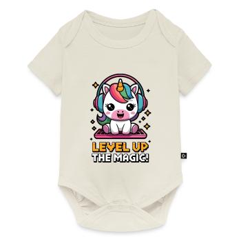 Level Up The Magic! - Baby Premium short-sleeve bodysuit - off white - Front