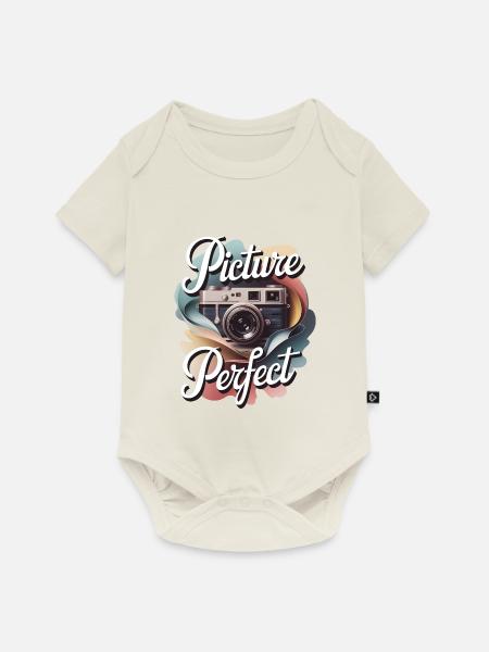 Perfektes Bild - Baby Premium Kurzarmbody - Naturweiß