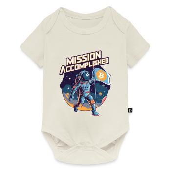 Mission erfüllt - Baby Premium Kurzarmbody - Naturweiß - Vorne