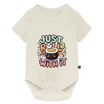 Just Roll With It - Baby Premium short-sleeve bodysuit - off white - Front