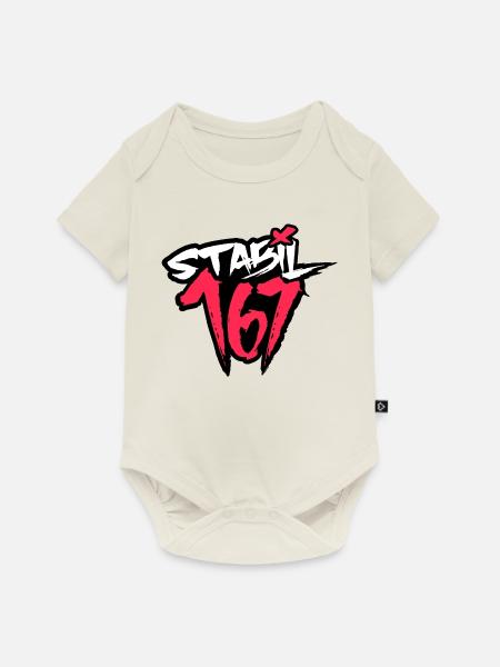 STABIL - X 161 - Baby Premium Kurzarmbody - Naturweiß