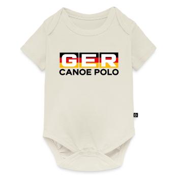 Deutschland - GER - Kanu Polo - Germany - paddeln - Baby Premium Kurzarmbody - Naturweiß - Vorne