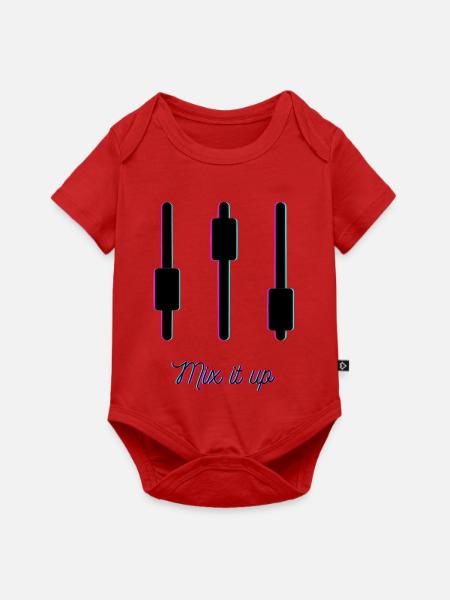 Mix It Up - Musik mixing - Baby Premium Kurzarmbody - Rot