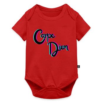 Nutze den Tag - Baby Premium Kurzarmbody - Rot - Vorne