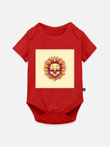 sun flower - Baby Premium Kurzarmbody - Rot